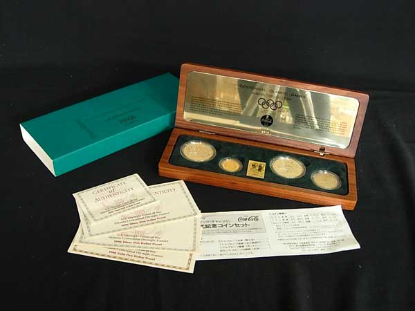 １９９６年 アトランタオリンピック 記念金貨 銀貨 富裕層御用達 オリンピック博物館 記念品 世界の逸品